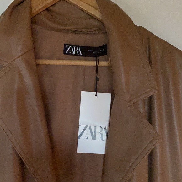 Zara Faux Leather Vest size large NEW! - Picture 2 of 4